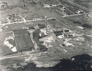 Photographie aérienne du village de Deschênes, 21 mai 1928