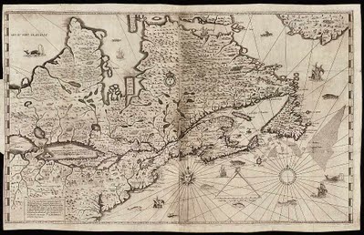 Carte de Sieur Samuel de Champlain, 1632
